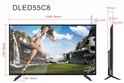 Full-HD-Fernseher mit WLAN LED-Fernseher aus China LED-Fernseher 4K Smart TV 32 43 50 55 65 75 82 Zoll mit HD FHD UHD LED-Fernseher